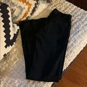 7 for All Mankind Slim Trouser in Black